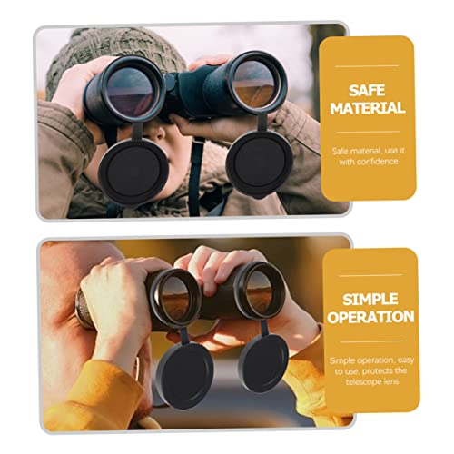 Cubiertas de lentes de objetivo de caucho para prismáticos DOITOOL 2