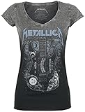 Metallica Ouija Guitar Frauen T-Shirt schwarz/grau M 100% Baumwolle Band-Merch, Bands