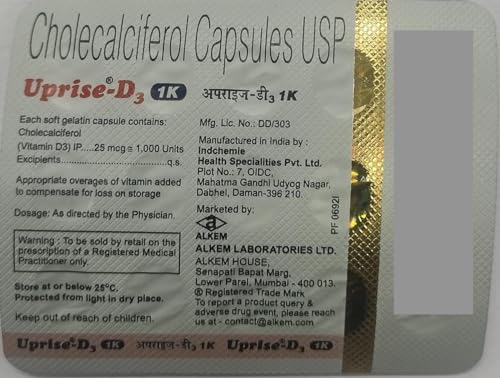 Image of Uprise-D3 1K - Strip of 15 Capsules