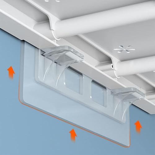 Image of 2 PCS AdhesiveShelf Double Row Hook Bracket Self Adhesive Shelf Support Pegs Punch FreeShelf Pins Shelf Clips for Cabinet Cupboard Kitchen Bathroom Closet FurnitureShelf Holder Organizer