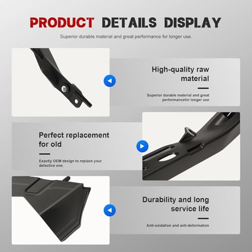 Image of 4PCS Front Bumper Bracket Charger 68226532AA 68226533AA | Secure Fit; Precise Alignment; Durable Build; Crack Resistant; OE Replacement