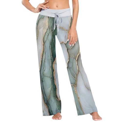Pantalon de pyjama d'été femme fluide et vêtement de nuit décontracté XS