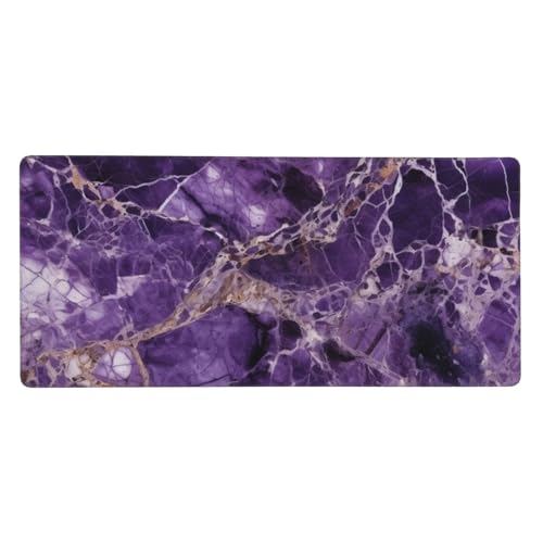 Grand tapis de souris de jeu violet 90x40cm tapis de bureau étendu et tapis de clavier