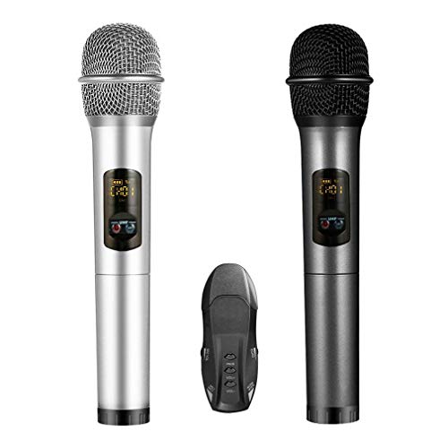 U-Kiss Dual Micrófono para Karaoke Inalámbrico Bluetooth con receptor