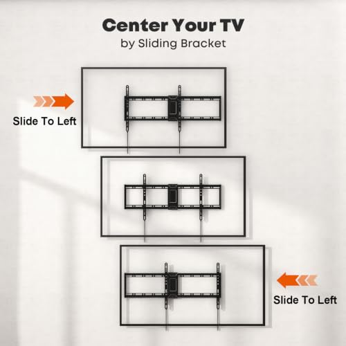 Putorsen Ultra Slim 1.65" Low Profile TV Wall Mount for 43-100" TVs - image 6
