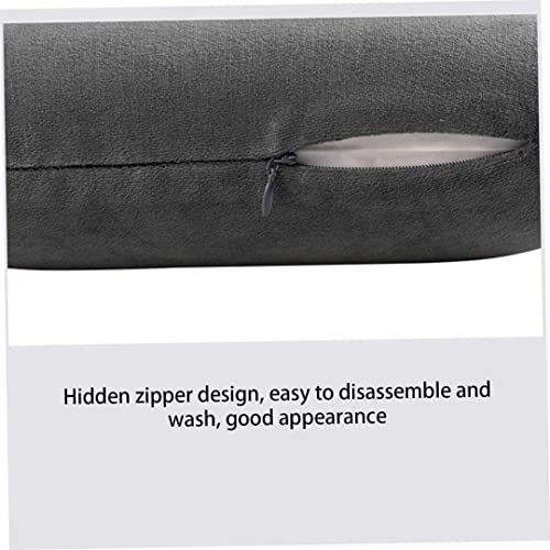 Almohada de espuma viscoelástica rectangular para viaje miniatura 6