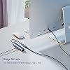 USB C Extension Cable, 3ft USB C Male to Female Extender USB 3.2 100W Fast Charging 10Gbps Data Transfer 4K Display Compatible with iPhone 17 16 15 USB Hub iPad MacBook Dell-2Pack,Black