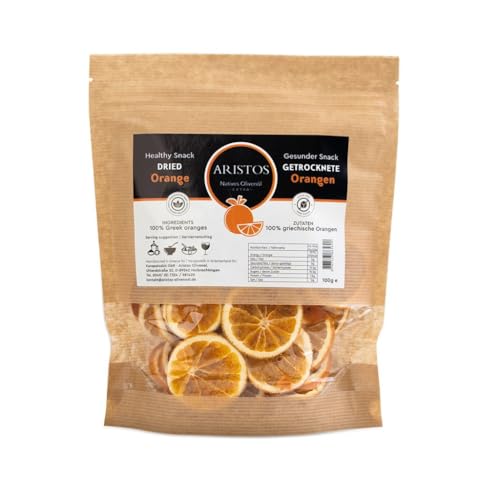 Getrocknete Fruchtscheiben - Orangenscheiben für Cocktails und Eistee, Tee, Glühwein oder Fruchtsaft und Kinderpunsch