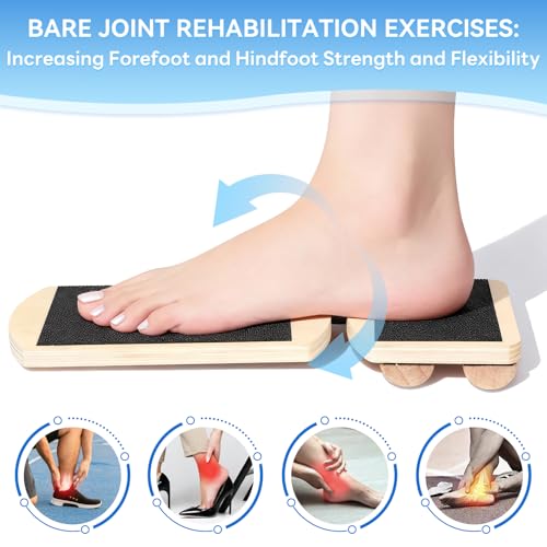 Ankle Balance Board With Adjustable Velcro Bars
