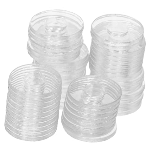 Vaguelly 500 Pezzi Dischi in Vinile Per Viti Guarnizioni Trasparenti Per Maniglie Doccia Piastrina Di Fissaggio Multiuso Sostituzione Guarnizione Piatta Forniture Per Casa Piccole Guarnizio