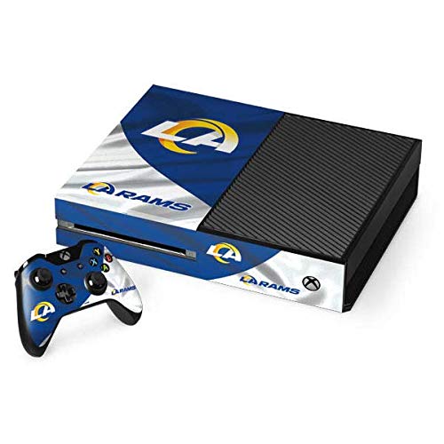 Skinit Decal Gaming Skin Compatible with Xbox One Console and Controller Bundle - Officially Licensed NFL Los Angeles Rams Flag Design