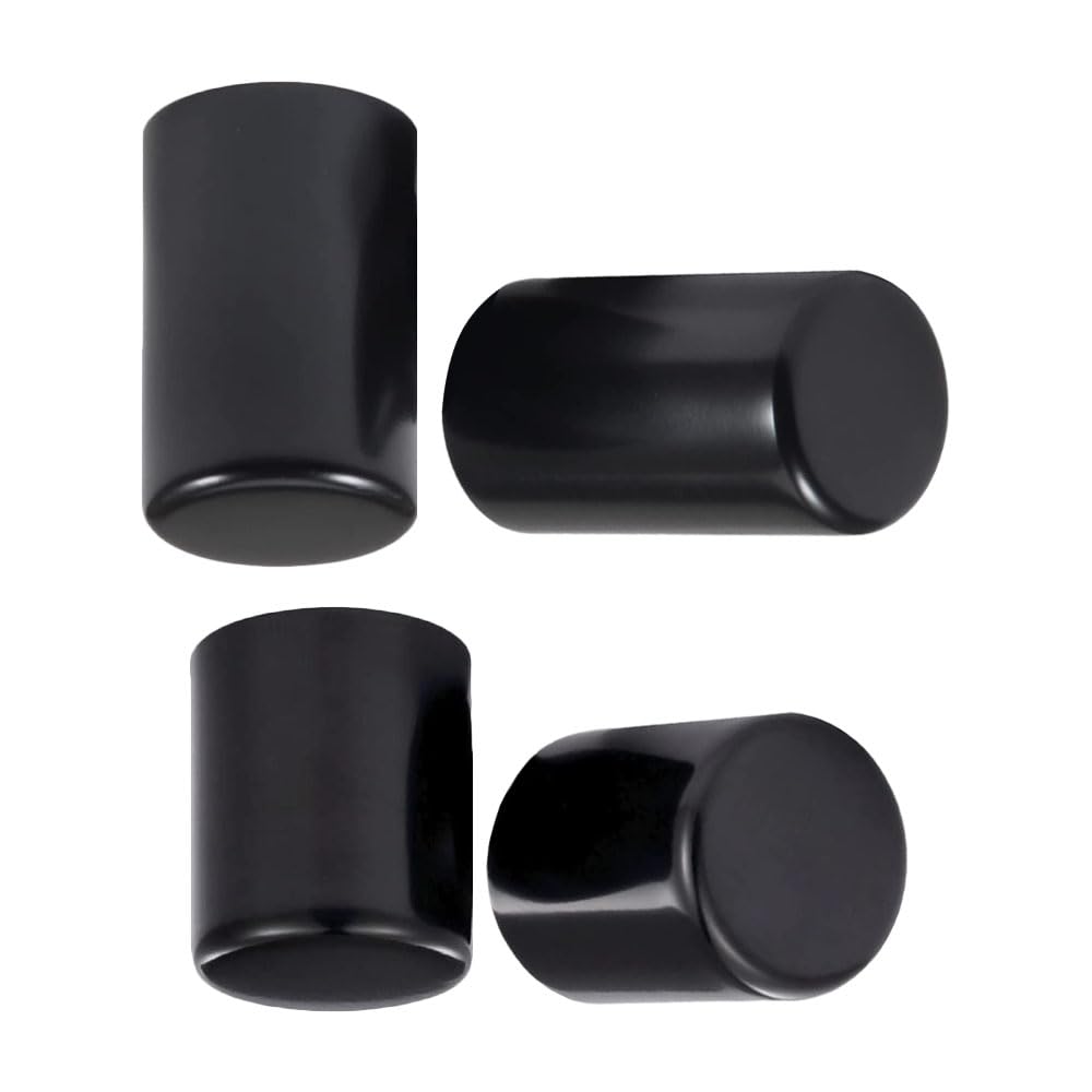 Riloer Docking-Hardware-Abdeckungen-Kit, Docking-Hardware-Punkt-Magnet-Abdeckkappe, 2009-2023 Kompatibel mit H0NDA Touring Electra Glide Road King Street Glide, Schwarz