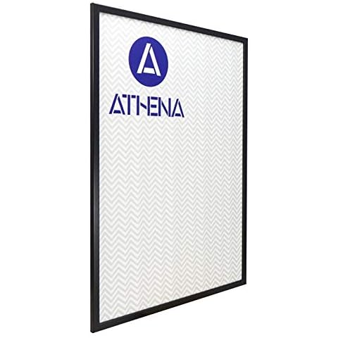 Athena Satin Black Picture Frame 61 x 91.5 cm Cover