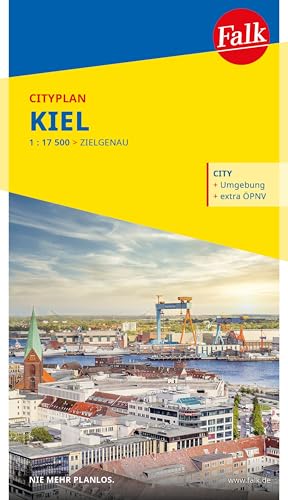 Falk Cityplan Kiel 1:17.500