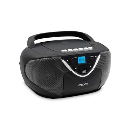 Metronic 477131 - Radio CD / MP3 cassette con Auxiliar, negro