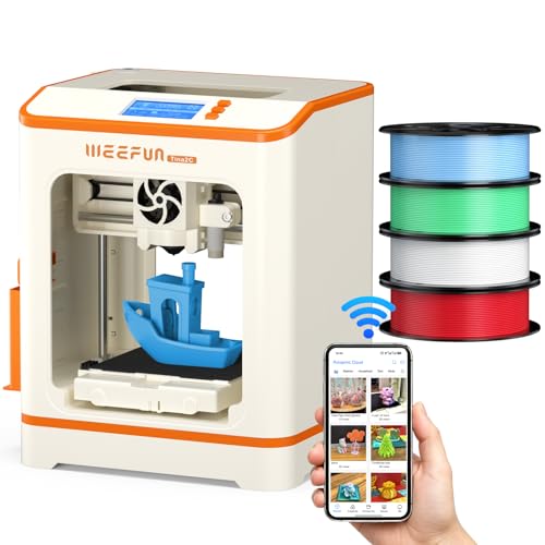 Weefun TINA2C 3D Printer for Beginners & Kids with Filament Starter Set