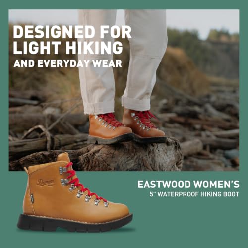 Image of Danner Women's Eastwood Waterproof Hiking Boot | Waterproof Leather Upper, Cushioned Insole, Rugged Traction Outsole, Lace-Up Ankle Support, Breathable Lining