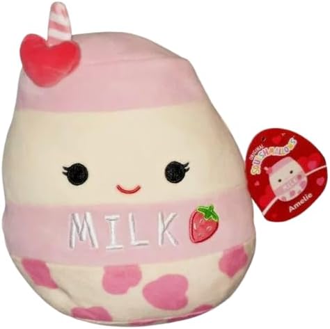 Squishmallows Amelie The Strawberry Milk Valentines 8 Inch Plush