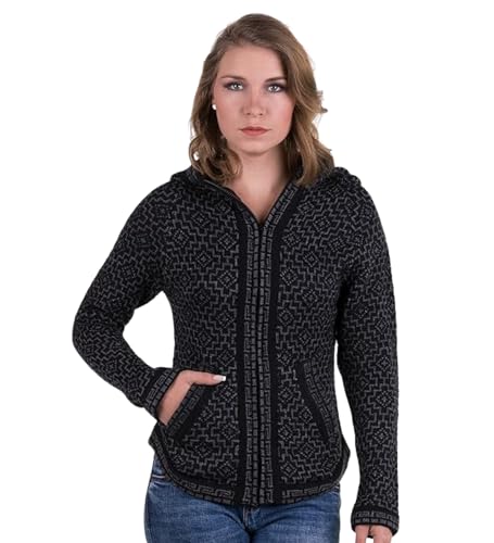 Image of Gamboa Alpaca Cardigan Sweater for Women Knit Fall Winter Lady Womens Lightweight