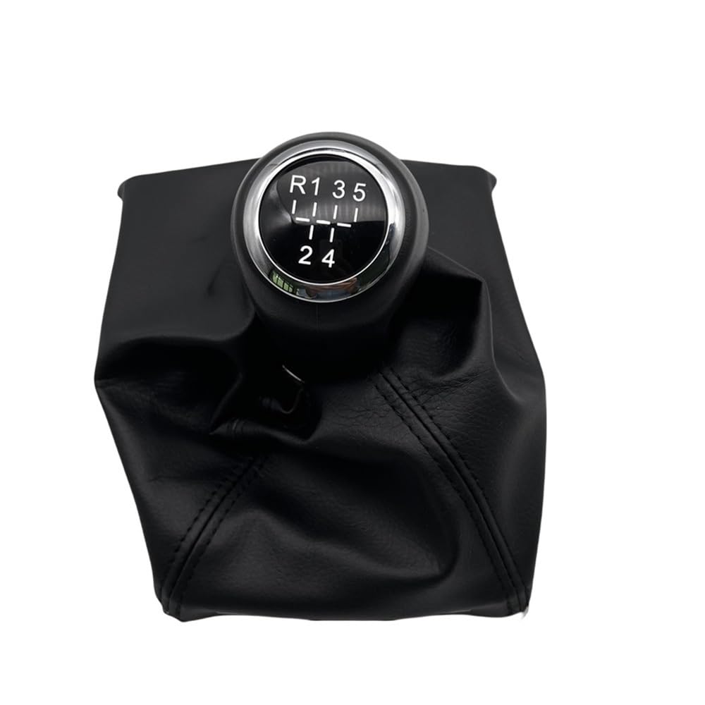 YMENGOZ Automotive Parts Car Gear Shift Knob with Gaiter Boot Cover Frame 5 6 Speed for VW for Passat B6 2005-2011(5 Speed)