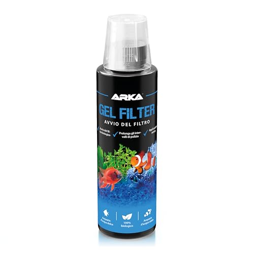 Starter batteri filtro acquario 236 ml – MICROBE-LIFT Gel Filter – batteri su gel adesivo – avvio rapido e sicuro – riduce mulm e ammonio – per acqua dolce, marina, nano e tropicale – ARKA