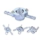 Majatou PIT D IRT QUAD 1/4 3/16 Kraftstoff-Absperrventil, Inline-Gas-Kraftstoffkastenventil, Benzinhahn, Pit D Irt Quad, Motorrad, In-Line-Ein-Aus-Schalter, Kleiner Motor, Kraftstoff-Absperrventil