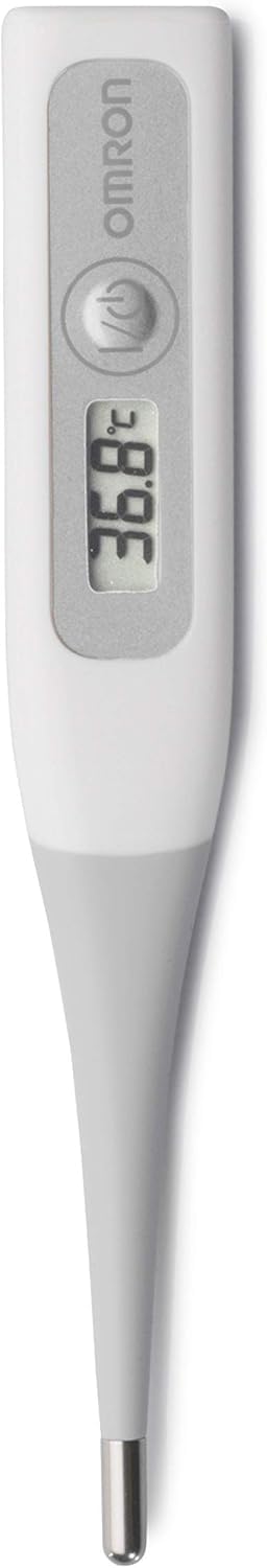 OMRON Flex Temp Smart Thermomètre – Thermomètre bebe rapide en 10 secondes, pointe flexible pour un confort optimal, étanche, thermomètre précis pour bébé et adultes