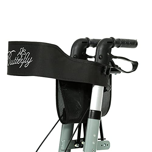 Rollator Rehashop Leichtgewicht Butterfly Grau – Faltbar und leicht