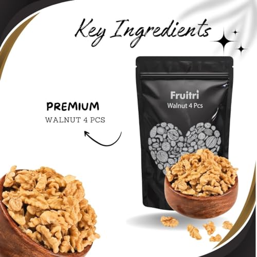 Image of Fruitri Light Broken walnuts 1kg without shell | Akhrot Giri | No Shells, All Flavor | Perfect for Snacking & Baking | Walnut kernels dry fruit value pack