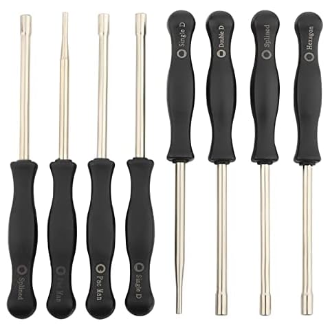 8pcs Carburetor Adjustment Tool Carb Screwdriver kit Compatible for Poulan Echo Husqvarna Carftsman Homelite Common 2 Cycle Small Carb Engine Cover