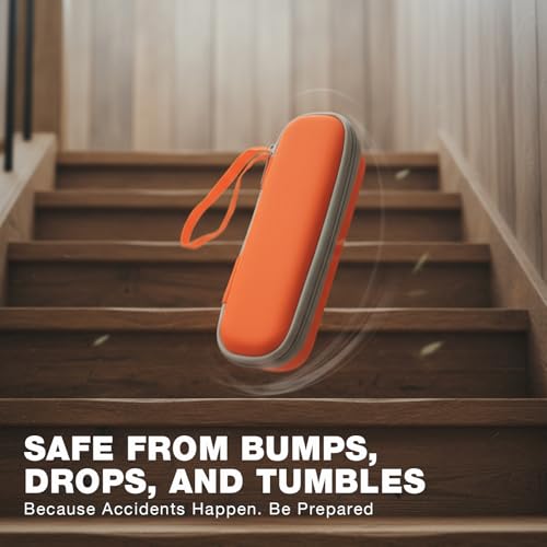 AONKE Hart Tasche für Ravensburger tiptoi Stift 00110/00112/ 00113/00114/ 00806/00700 Starter-Set Hülle Case Tragetasche,Nur Hülle (orange)