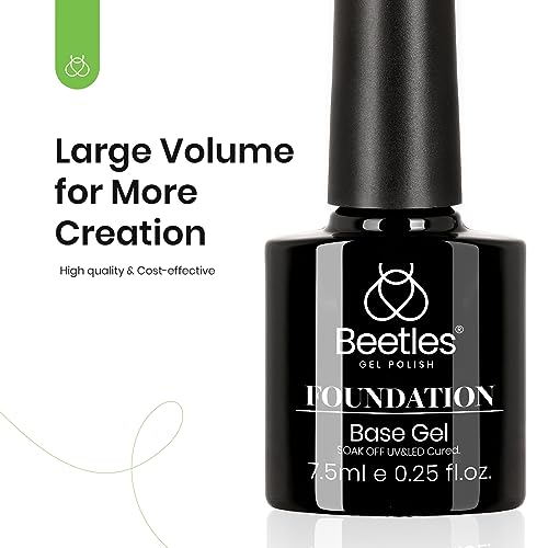 Beetles Gel Polish HU-XI-201 Beetles 3 Pcs Beetles Builder Gel No Wipe Base Top Coat Set thumb #6