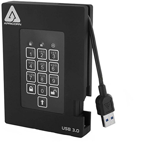 Apricorn Aegis Fortress FIPS 140-2 Validated 4TB USB 3.0 SSD (A25-3PL256-S4000F) [���s�A���i]
