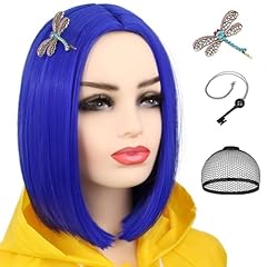Blue - Bob Coralinee Wig