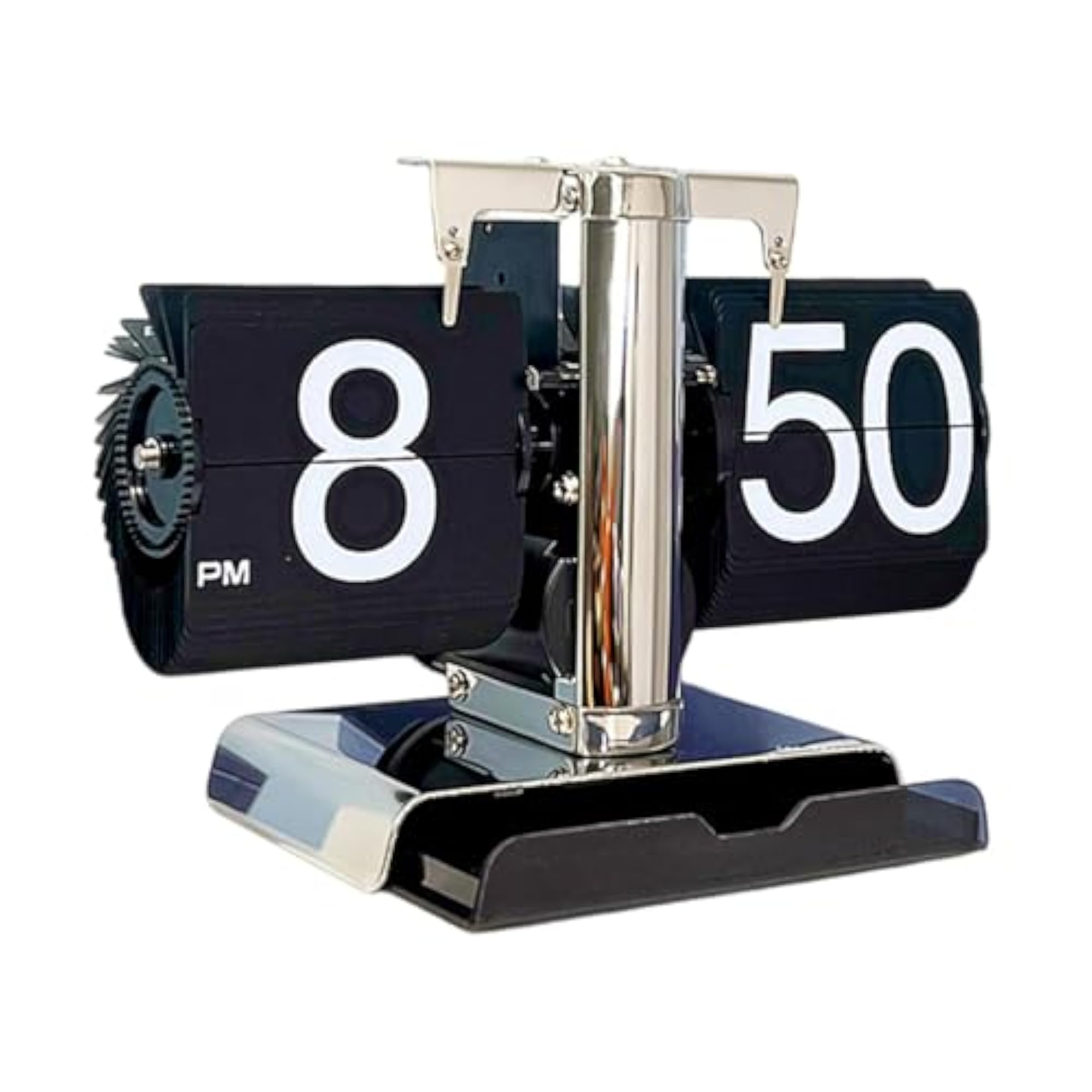 Flip Desk Clock Home Decor Mechanical Table Clock