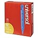 Universal 08864 Desk Highlighter, Chisel Tip, Fluorescent Blue, 12/Pk