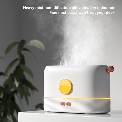 Difusor aromático eléctrico Luocute 200ml ultrasonido blanco miniatura 3