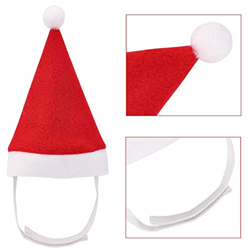 Weihnachtsmütze Hund, Hund Katzen Weihnachtsmütze, Haustier Weihnachtskostüm Zubehör, Weihnachten Kostüm, Justierbare Weihnachten Mütze, Stirnband mit Glocken