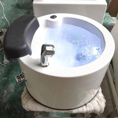 Spa de pies portátil de acrílico con masaje y luz miniatura 2