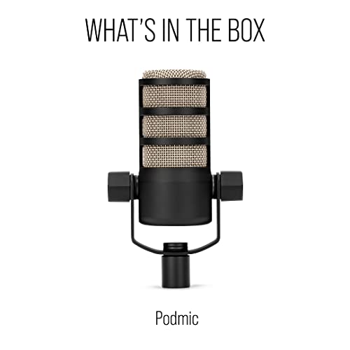 RØDE PodMic Cardioid Dynamic Broadcast Microphone, XLR photo 8