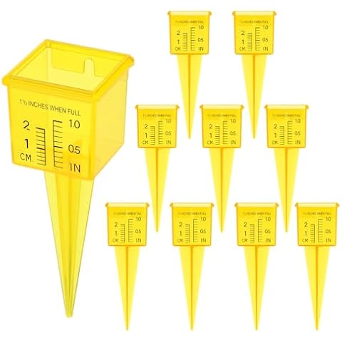 Ubamdom 10 PCS Rain Gauge Cover