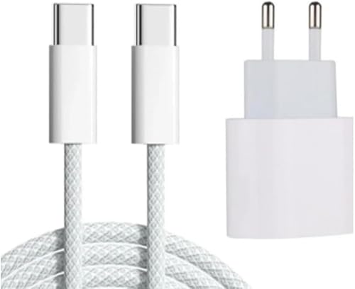 35W USB-C Fast Charge Power Adapter Compatibility with USB-C to C Cable 1m, Universal Over-Voltage Protection