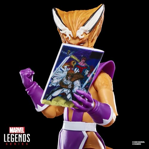 Marvel Legends Series Feral, X-Force #1 (1991) and X-Men Comics-Inspired Collectible 6-Inch Scale Action Figure with Character-Sized Comic Accessory - image 4