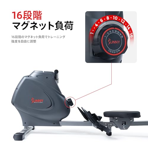 シナジーパワーモーションマグネット式ローイングマシン SF-RW5801 - 画像 3