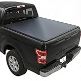 Albott 6.5 FT Soft Roll-up Truck Bed Tonneau Cover for 2004–2026 Ford F-150, Tonneau Cover for F150, Fits Styleside/Fleetside Bed, Black