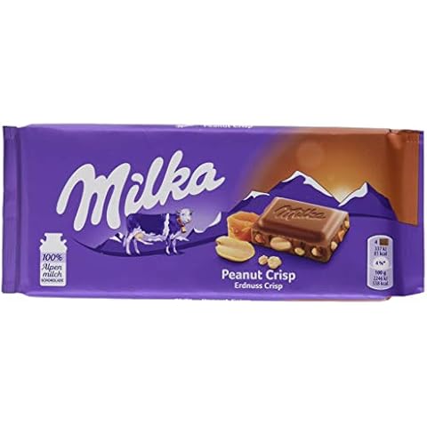 Milka Peanut Crisp - Zartschmelzende Schokolade Cover