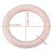 10Pcs Natural Wood Teething Rings Baby Infant Teether Wooden Bracelet Necklace DIY Craft