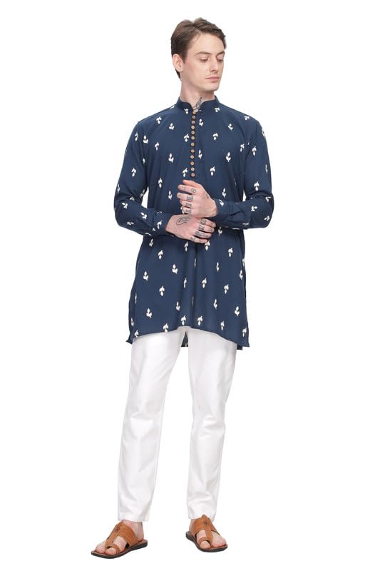 Image of BE ACTIVE Men's Traditional Embroidered Full Sleeves Kurta || Cotton Kurta for Men || Men Kurta for Wedding || Kurta for Men (A-SK1021 Parent)