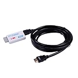 HDE Wii to HDMI Converter [Includes 1080p HDMI Cable 10ft] Wii 2 HDMI Adapter Output Video Audio with 3.5mm Jack Audio, Supports all Wii Display Modes