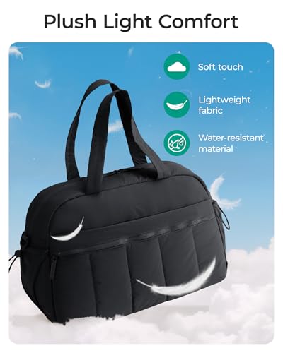Image of BAGSMART Gym Bag for Women, Duffle Bag for Travel with Wet Pocket, Lightweight Carry on Weekender Duffel, Water Resistant
